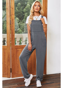 Vetinee 2023 Jumpsuits for Women Casual Baggy Linen Overall Jumpsuit Boho Jumpers Summer Outfits Pockets Bib Overalls