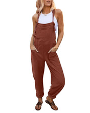 Vetinee 2023 Jumpsuits for Women Casual Baggy Linen Overall Jumpsuit Boho Jumpers Summer Outfits Pockets Bib Overalls