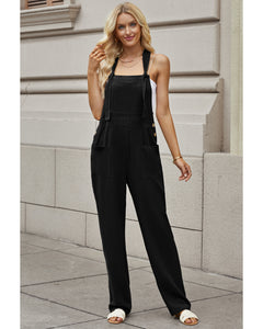 Vetinee 2023 Jumpsuits for Women Casual Baggy Linen Overall Jumpsuit Boho Jumpers Summer Outfits Pockets Bib Overalls