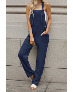 Vetinee 2023 Jumpsuits for Women Casual Baggy Linen Overall Jumpsuit Boho Jumpers Summer Outfits Pockets Bib Overalls