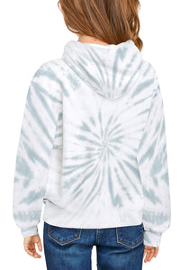 Vetinee Girls Tie Dye Hoodie Sweatshirt Printed Long Sleeve Pocket Pullover Tops 4-13 Years