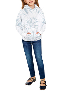 Vetinee Girls Tie Dye Hoodie Sweatshirt Printed Long Sleeve Pocket Pullover Tops 4-13 Years