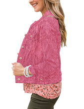 Vetinee Womens Stretch Button Down Long Sleeve Pockets Denim Jean Trucker Jacket