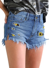 Vetinee Women's High Waisted Jean Shorts Ripped Stretchy Casual Summer Denim Shorts