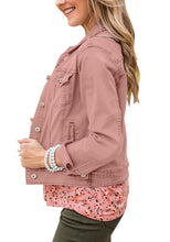 Vetinee Womens Stretch Button Down Long Sleeve Pockets Denim Jean Trucker Jacket