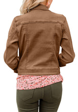 Vetinee Womens Stretch Button Down Long Sleeve Pockets Denim Jean Trucker Jacket