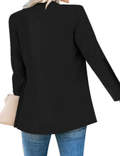 Vetinee Women's Lapel Pockets Blazer Suit Long Sleeve Buttons Work Office Jacket