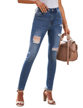 Vetinee High Waisted Jeans for Women Ripped Skinny Distressed High Rise Jeans