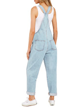 Vetinee Womens Classic Adjustable Straps Pockets Denim Bib Overalls Jeans Pants