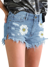 Vetinee Women's High Waisted Jean Shorts Ripped Stretchy Casual Summer Denim Shorts