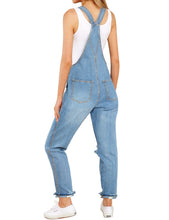 Vetinee Womens Classic Adjustable Straps Pockets Denim Bib Overalls Jeans Pants