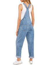 Vetinee Womens Classic Adjustable Straps Pockets Denim Bib Overalls Jeans Pants