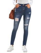 Vetinee High Waisted Jeans for Women Ripped Skinny Distressed High Rise Jeans