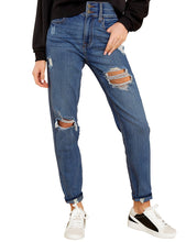 Vetinee Women's High Rise Destroyed Boyfriend Jeans Washed Distressed Ripped Denim Pants