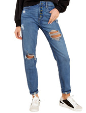 Vetinee Women's High Rise Destroyed Boyfriend Jeans Washed Distressed Ripped Denim Pants