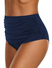 Vetinee High Waisted Bikini Bottoms for Women Basic Full Coverage Tankini Swimsuits Bottoms Briefs