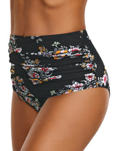 Vetinee High Waisted Bikini Bottoms for Women Basic Full Coverage Tankini Swimsuits Bottoms Briefs