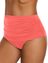 Vetinee High Waisted Bikini Bottoms for Women Basic Full Coverage Tankini Swimsuits Bottoms Briefs