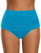 Vetinee High Waisted Bikini Bottoms for Women Basic Full Coverage Tankini Swimsuits Bottoms Briefs