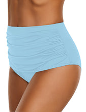 Vetinee High Waisted Bikini Bottoms for Women Basic Full Coverage Tankini Swimsuits Bottoms Briefs