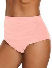 Vetinee High Waisted Bikini Bottoms for Women Basic Full Coverage Tankini Swimsuits Bottoms Briefs