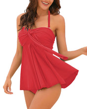 Vetinee Women's Two Pieces Tankini Swimsuit with Briefs Bathing Suits