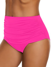 Vetinee High Waisted Bikini Bottoms for Women Basic Full Coverage Tankini Swimsuits Bottoms Briefs